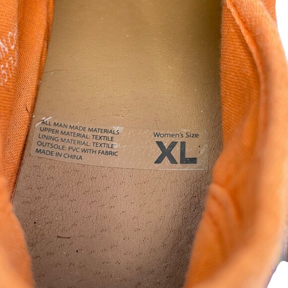 NCAA UF Florida Gators Espadrille Shoes Canvas Slip On Flat Orange Womens 9 - Picture 7 of 12